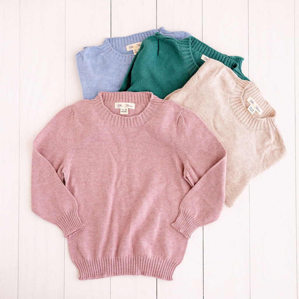 zero waste knit jumpers for babies and toddlers made in Australia