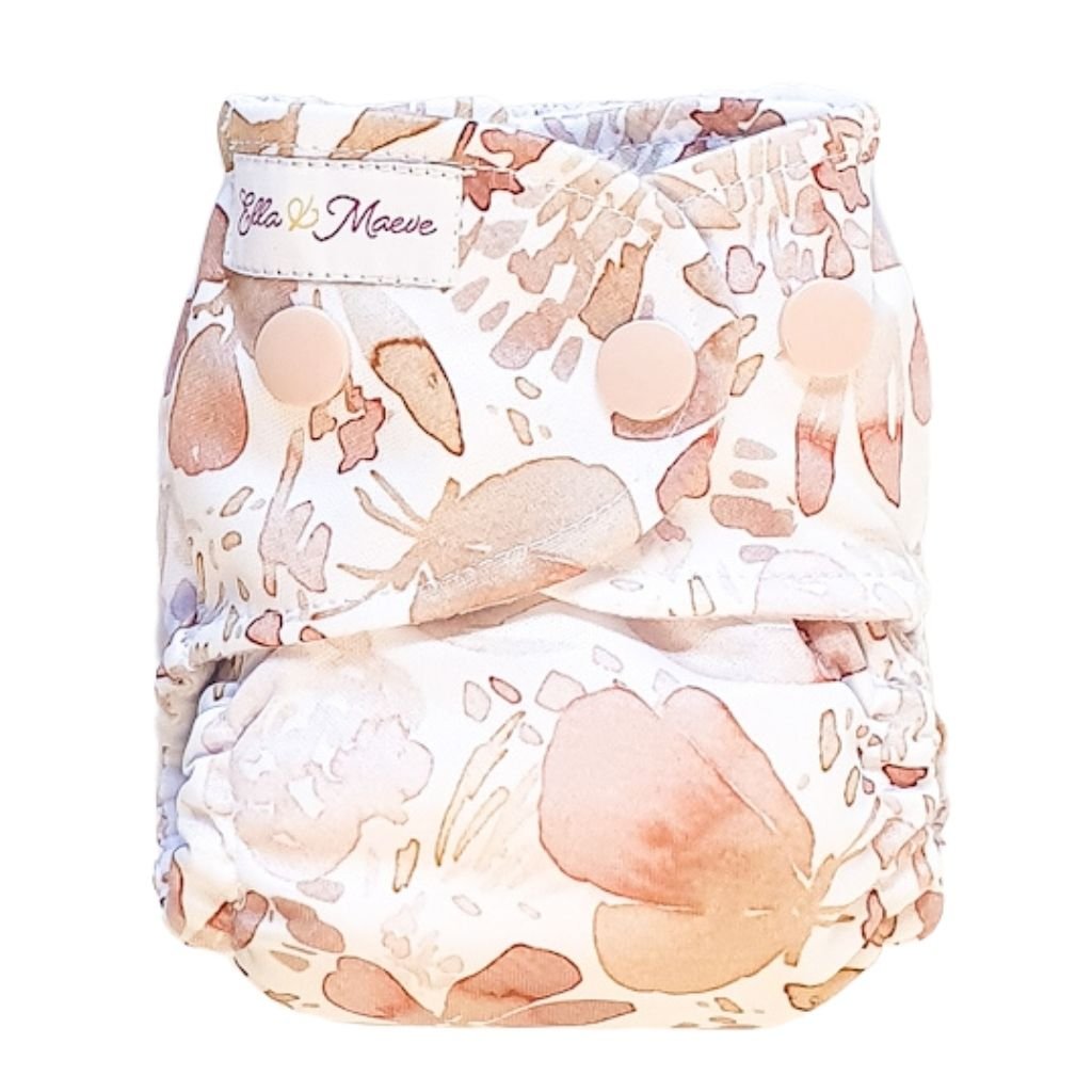 Premature Baby Modern Cloth Nappy | Ella & Maeve #color_florence
