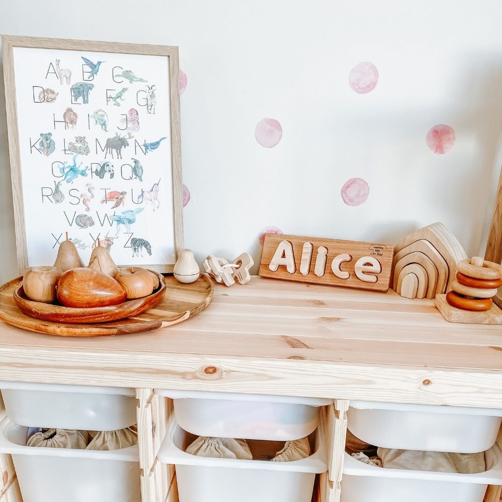 Alphabet Nursery & Playroom Wall Art | Ella & Maeve